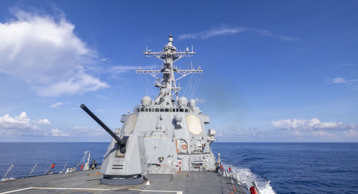 U.S. Destroyer Operates In South China Sea