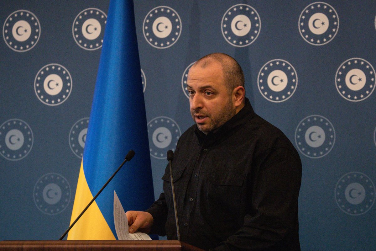 Ukrainian Minister of Defense Rustem Umerov speaks