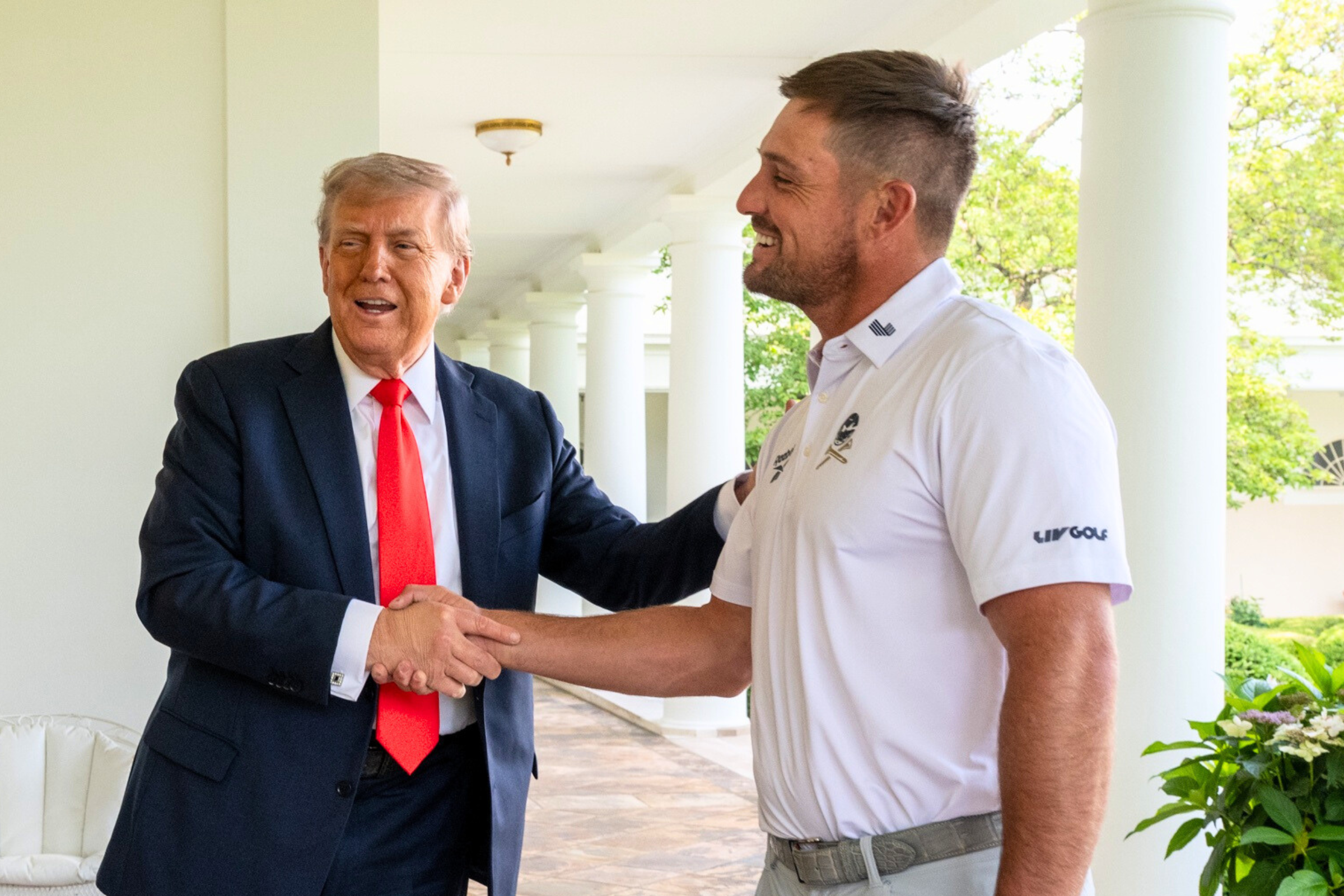 Bryson DeChambeau Seen Playing Golf at TPC White House