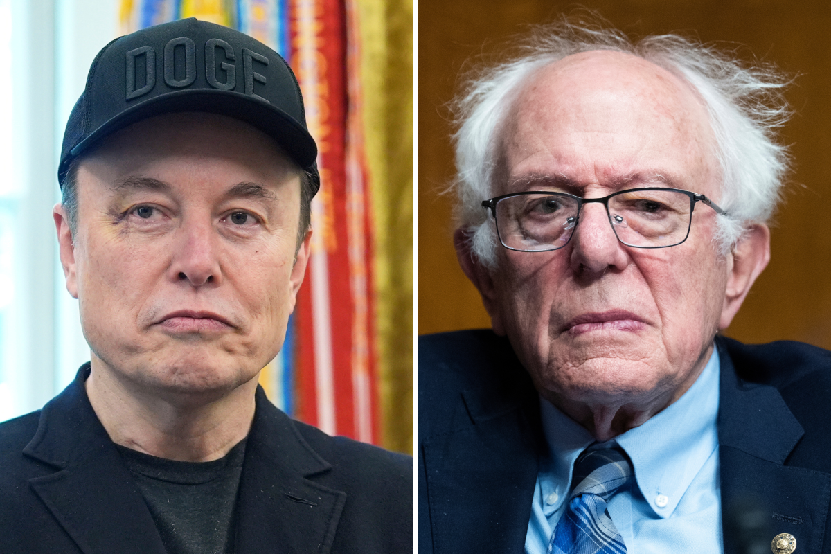 Bernie Sanders and Elon Musk