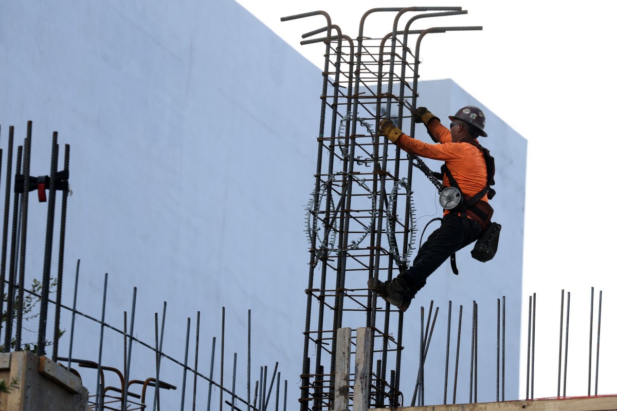 Trabalhadores da construção civil Miami.