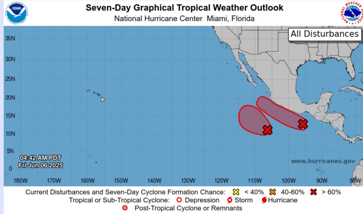 Potential Tropical Storm Barbara Chances at Forming More Than Double