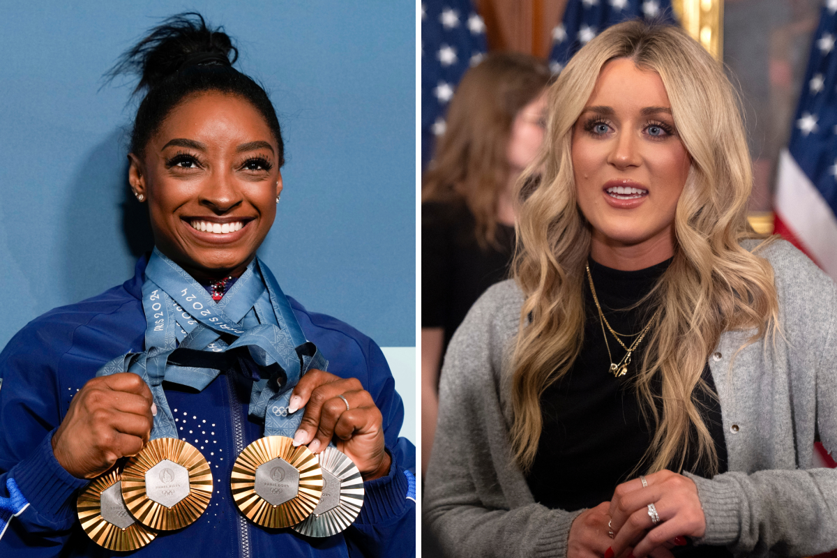 Riley Gaines and Simone Biles Beef Online Amid Trans Athlete Debate