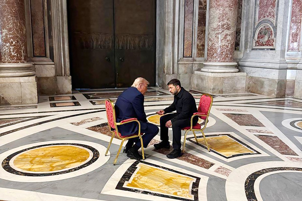 Trump Zelensky Rome Vatican meeting