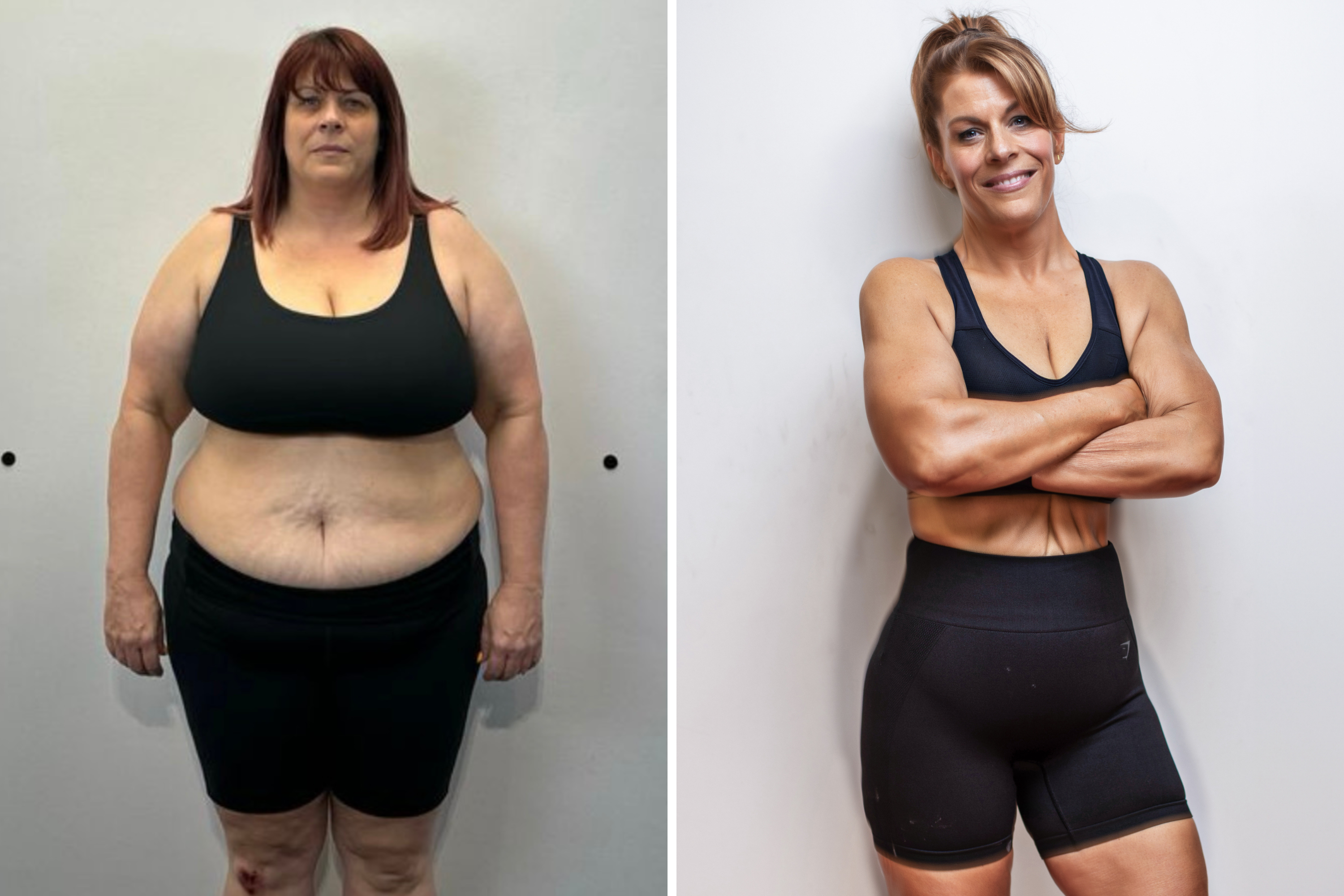 Woman Wants to Improve Mental Health Before 50th, Then She Dropped 100lbs