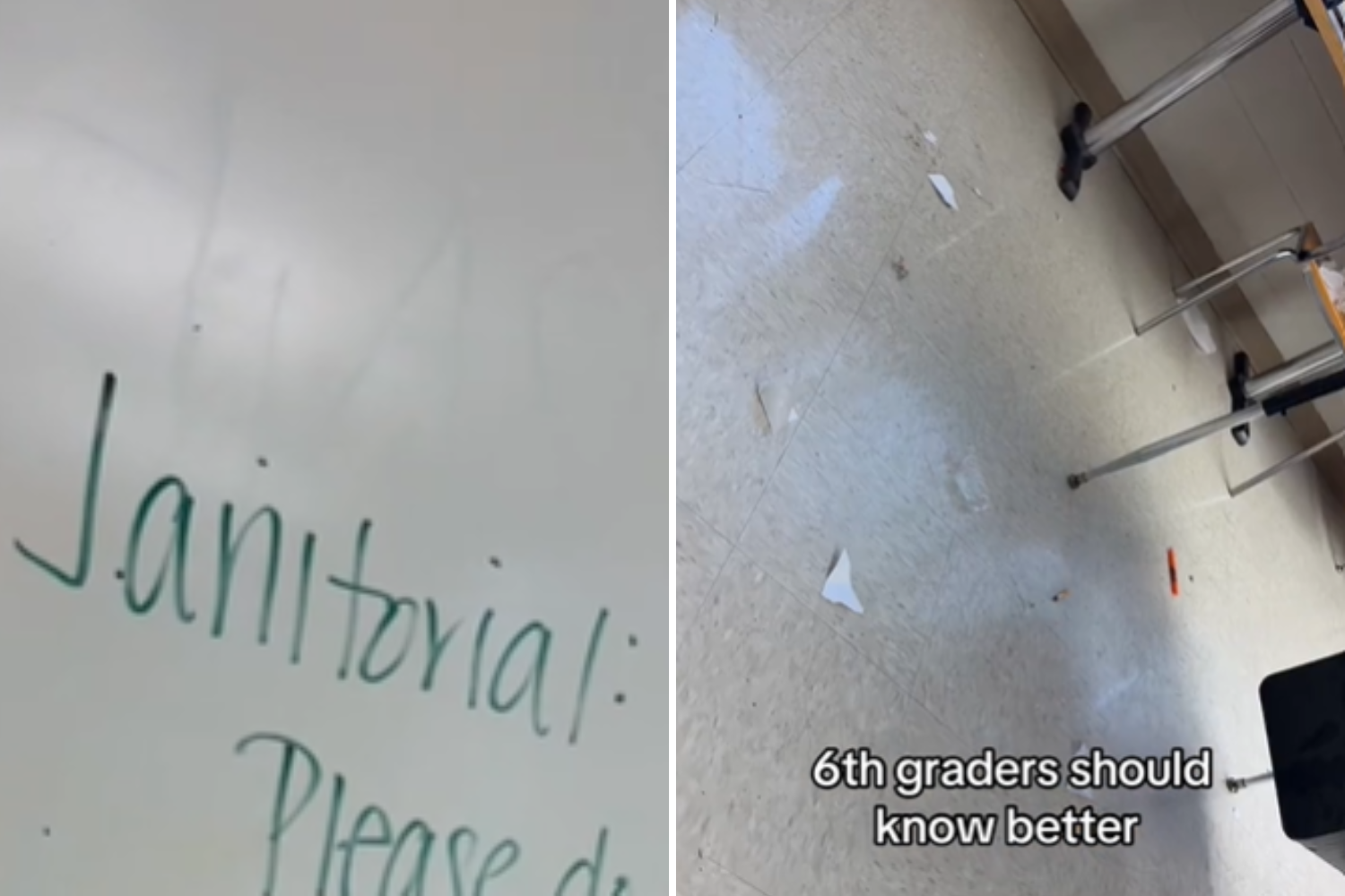 Teacher Takes Action Over What 6th Graders Do to Classroom—Not Acceptable