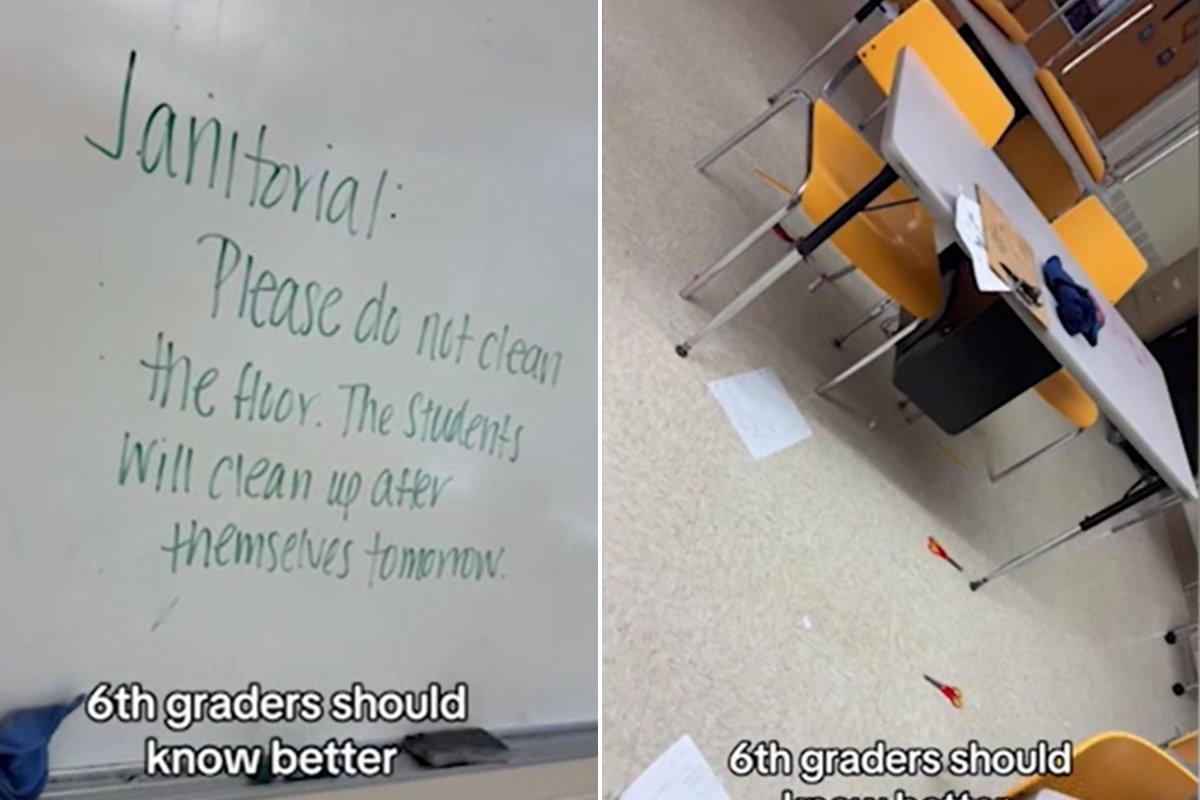 Screengrabs from @mrspavc's TikTok video.