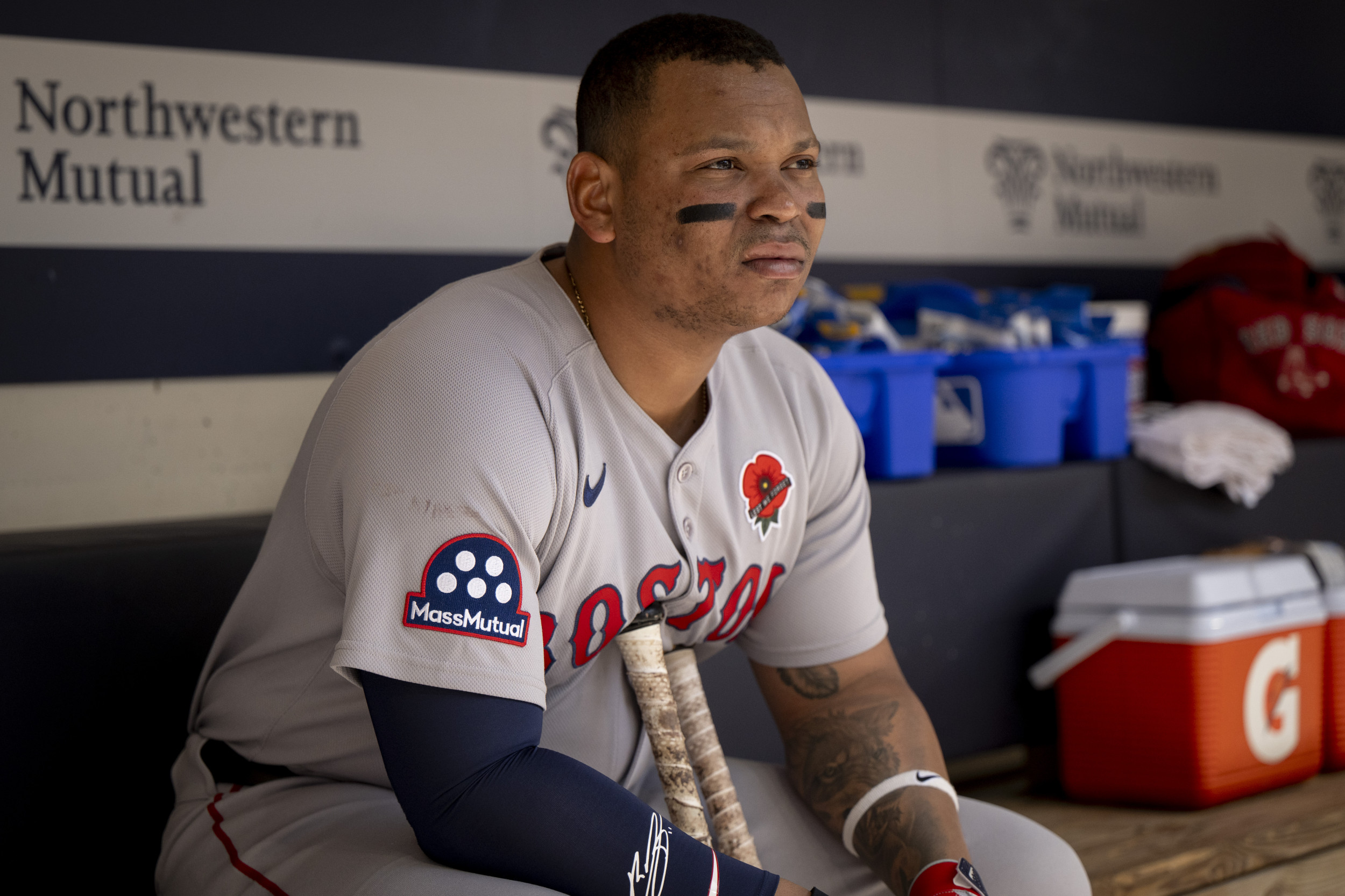 Devers Plays Through Injury as DH Speculation Grows
