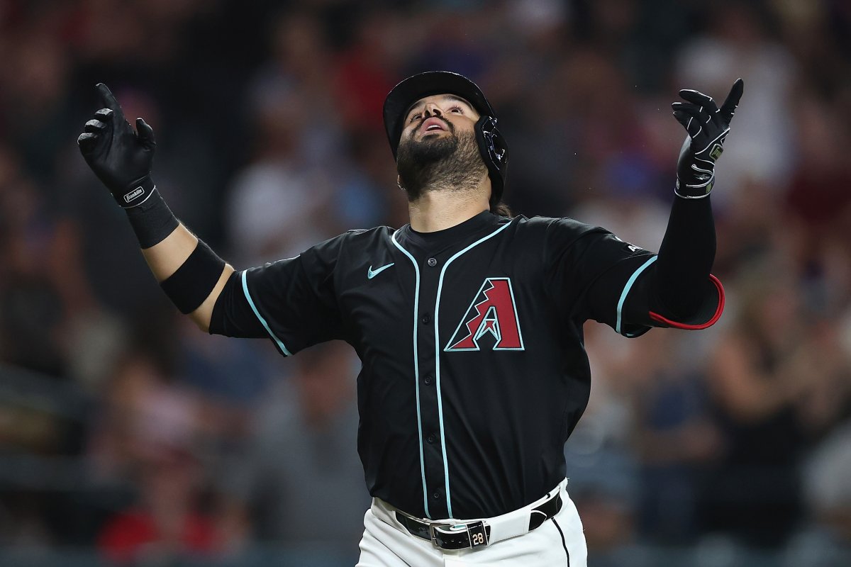 Eugenio Suarez Celebrates Grand Slam