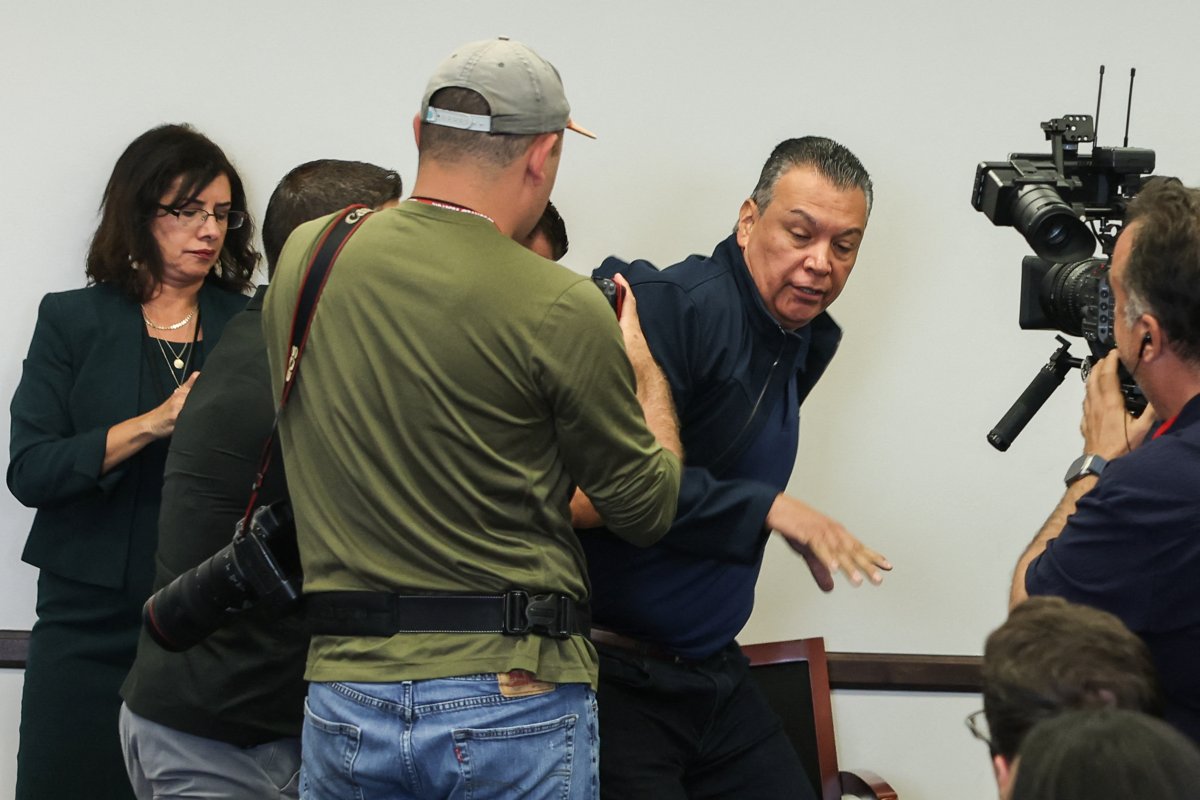 Alex Padilla removed Noem news conference