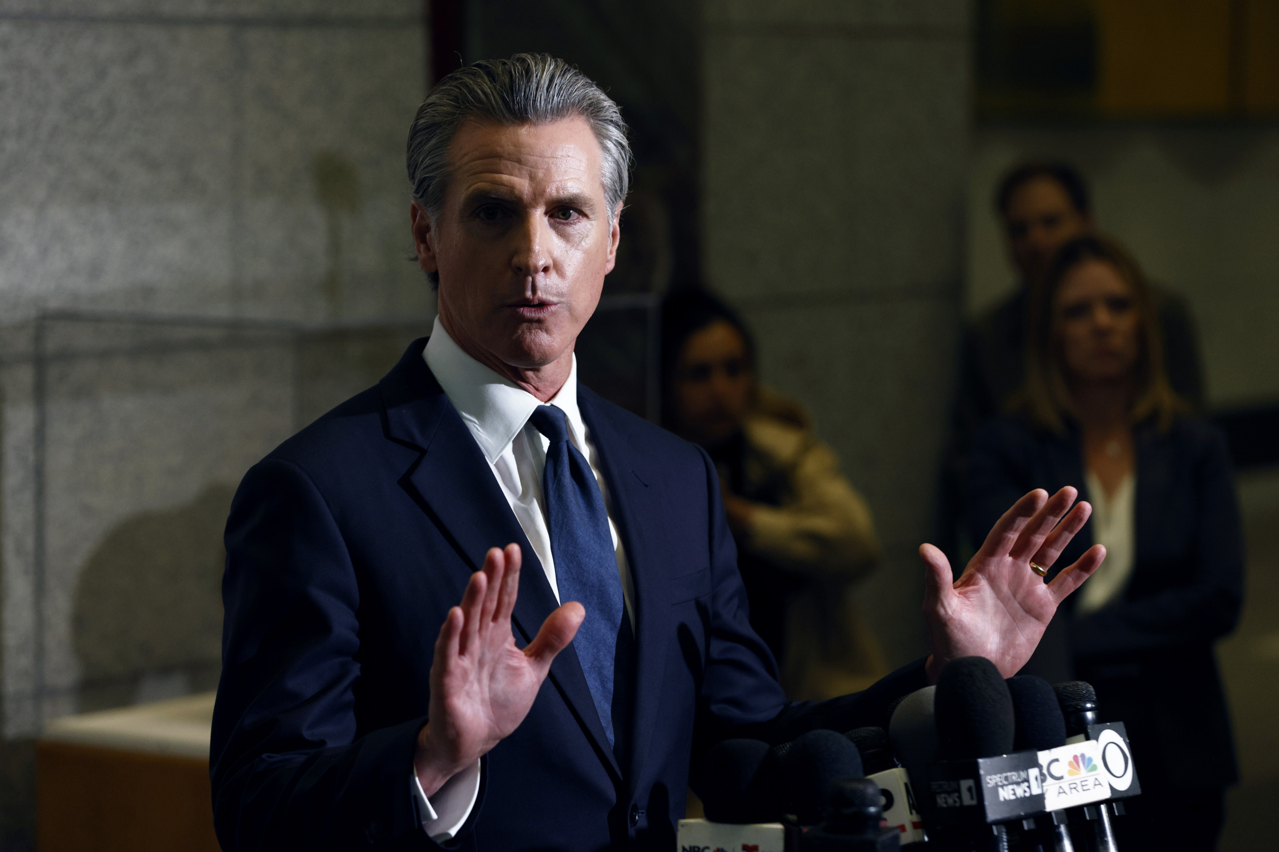 Gavin Newsom accuses Trump administration of spreading fake protest images