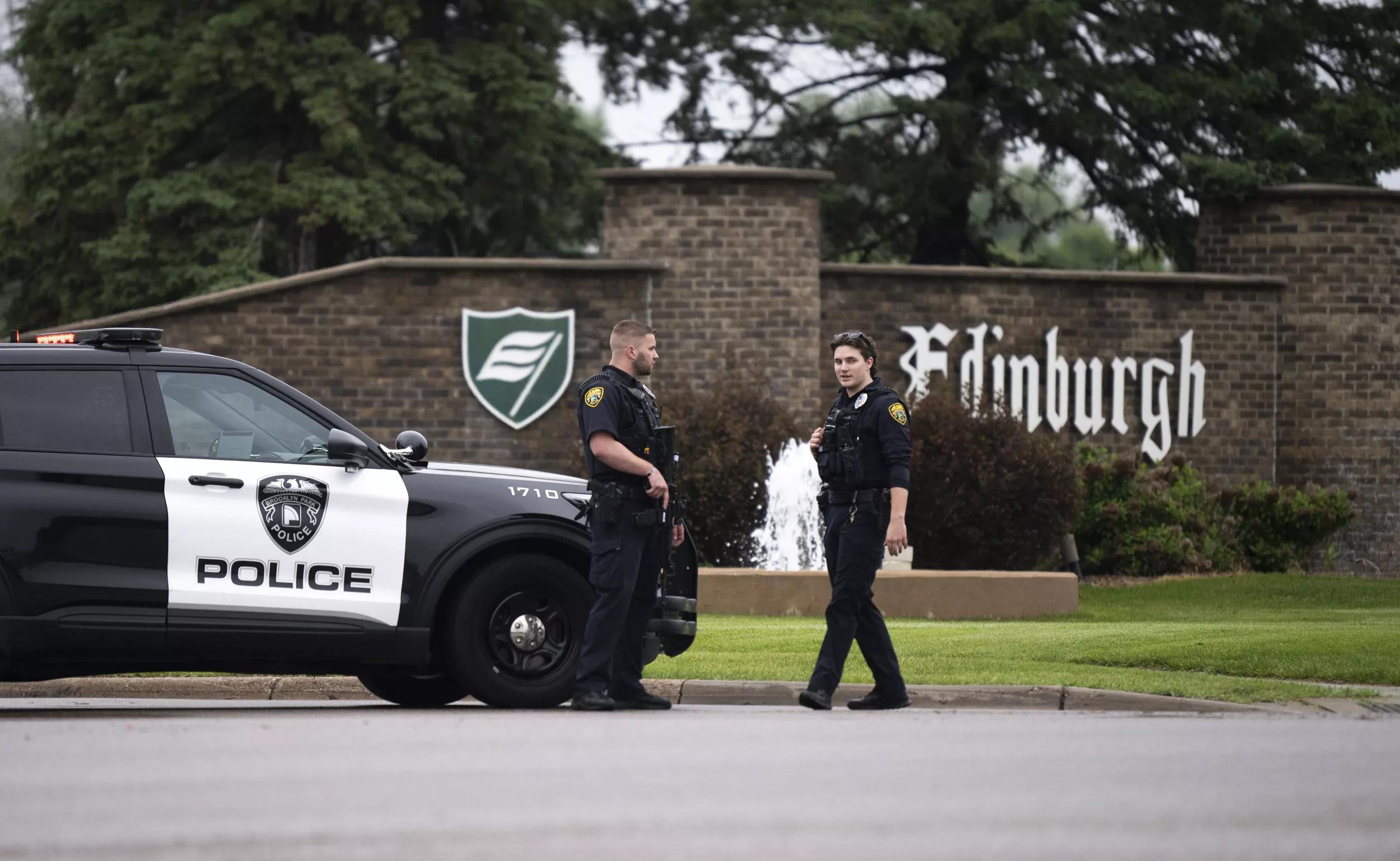Polícia em Brooklyn Park, Minnesota.