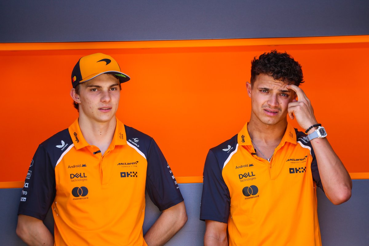 McLaren drivers Lando Norris and Oscar Piastri