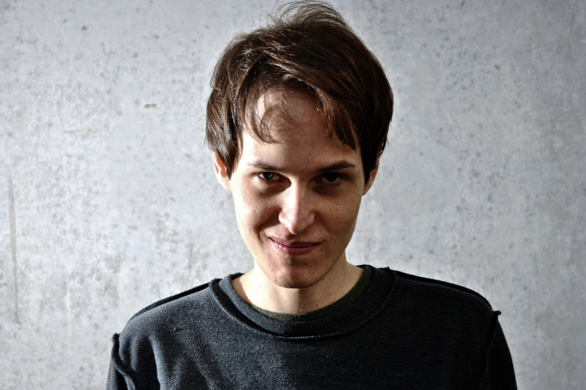 Man looking at camera