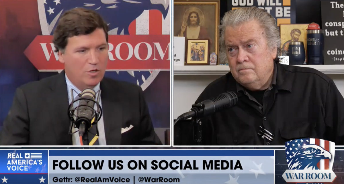 Tucker Carlson Steve Bannon