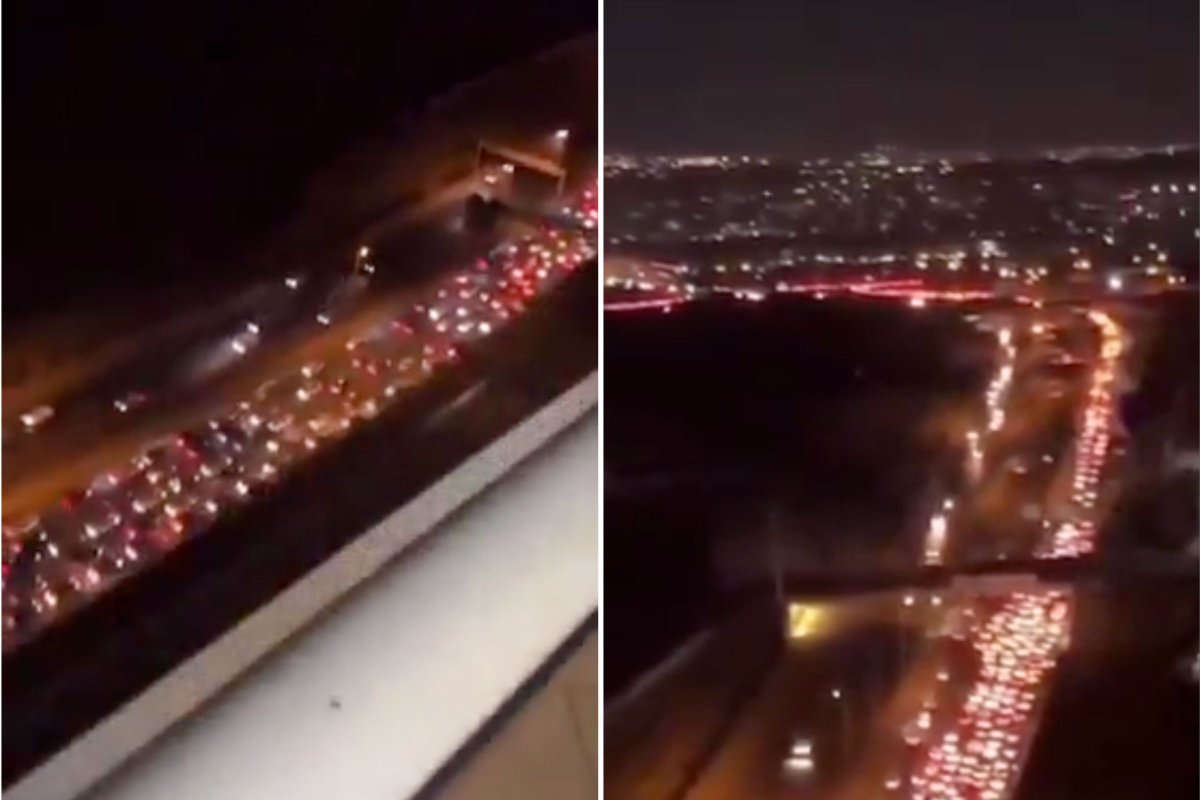 Iran Capital Evacuation Videos Show People Fleeing Tehran - Newsweek