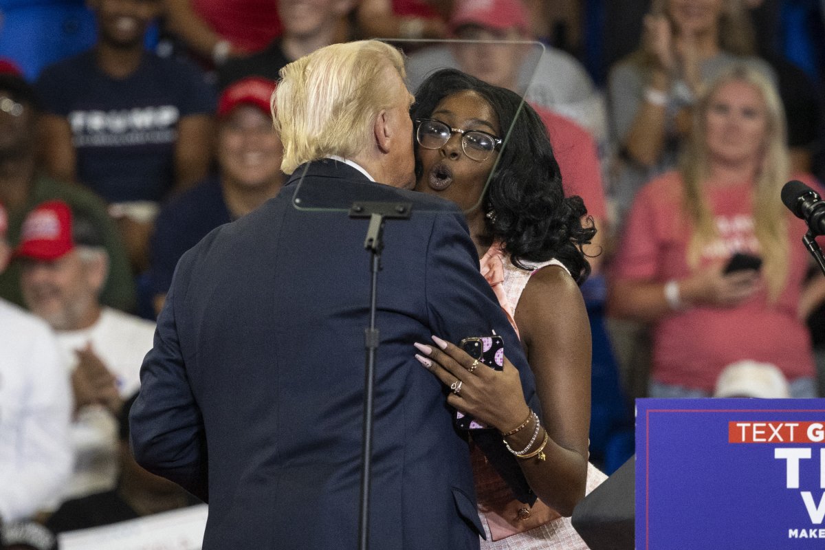 Donald Trump and Michaelah Montgomery
