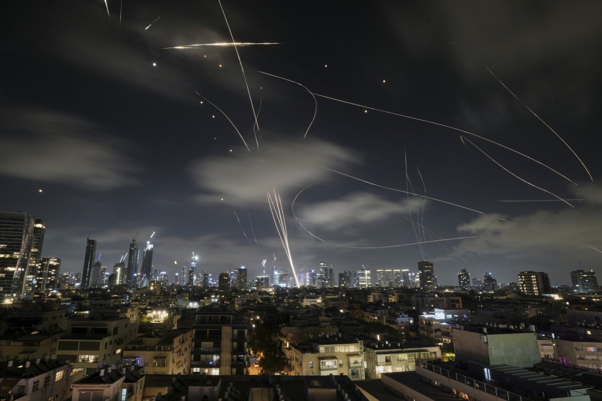 The Israeli Iron Dome air defenses
