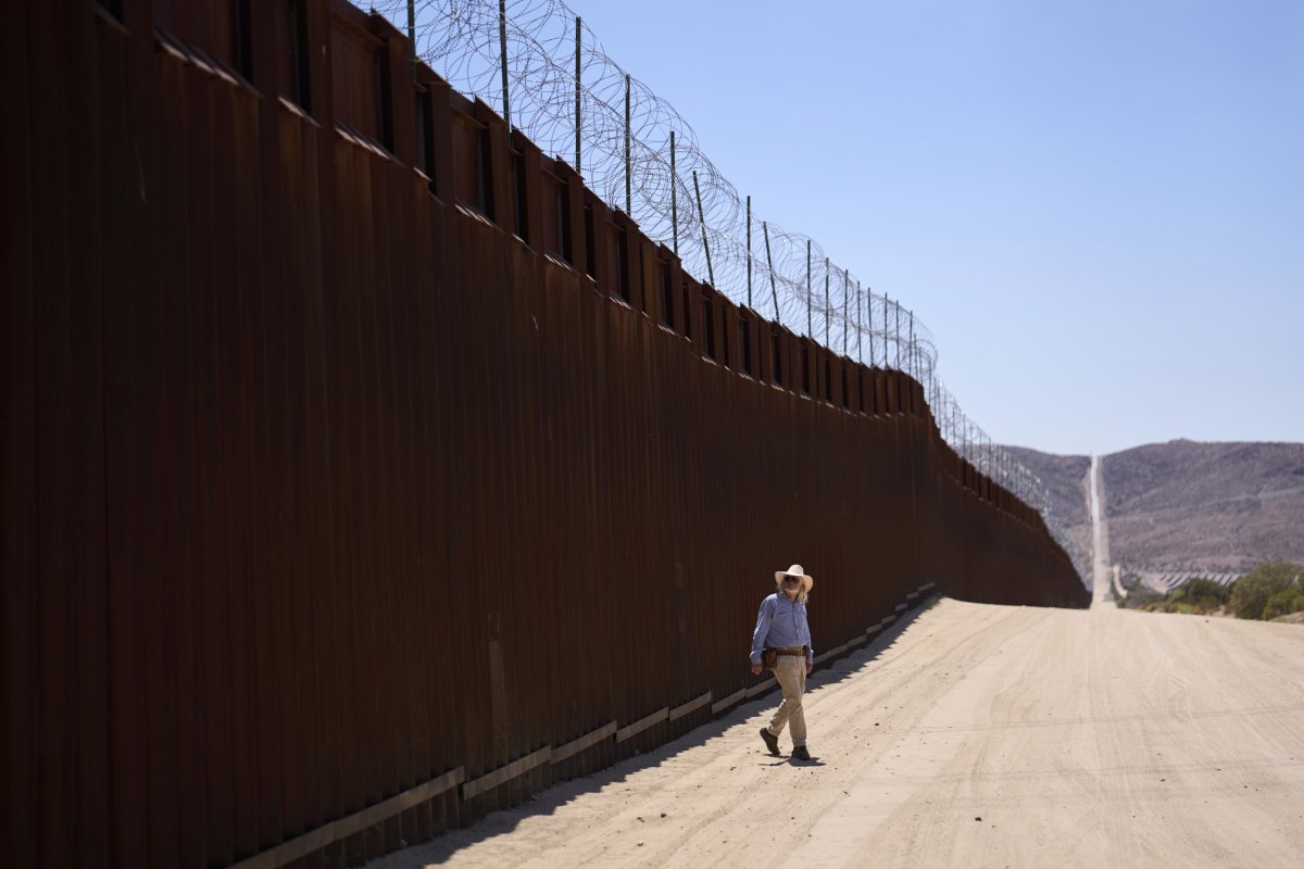 The border separating Mexico and the US