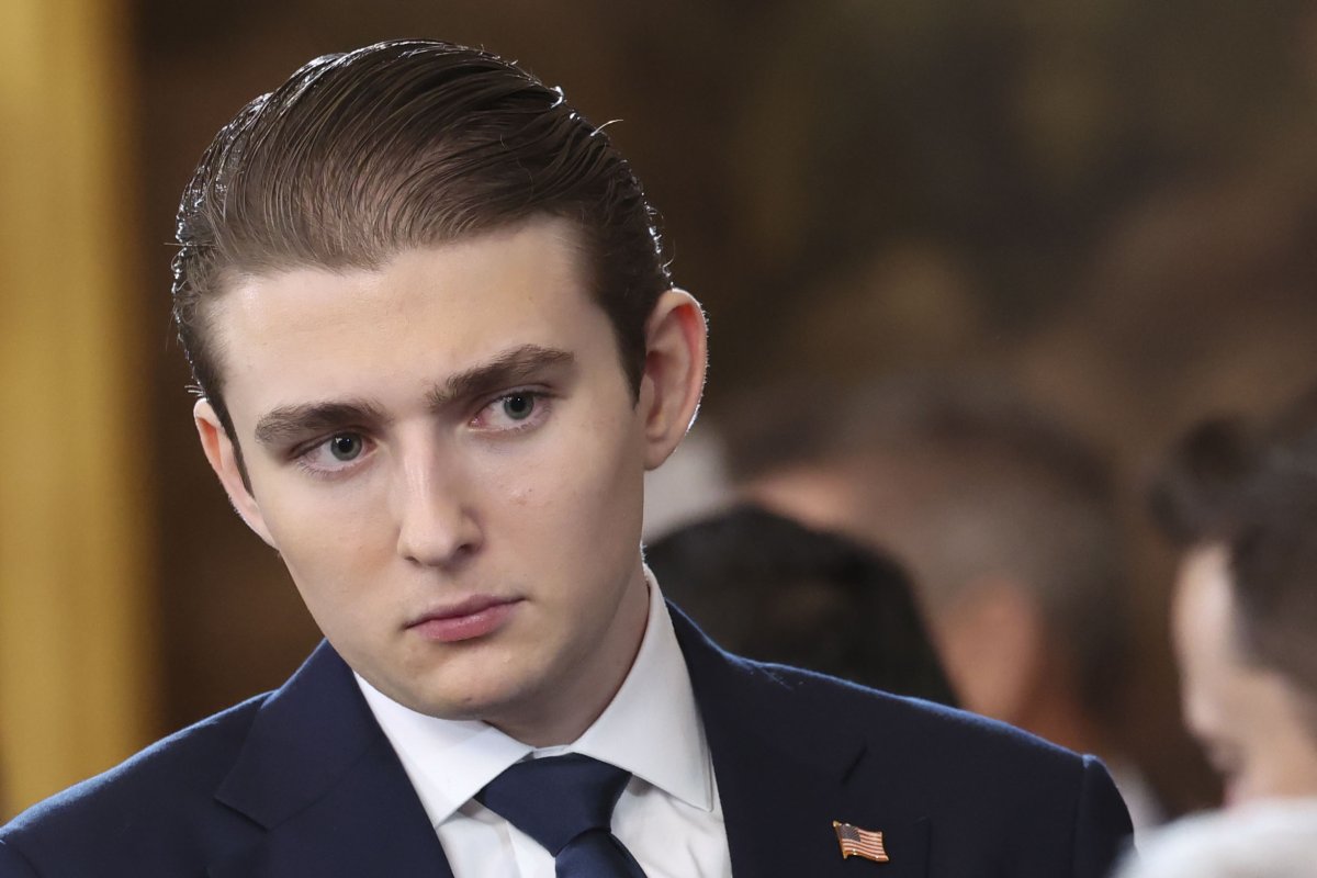 Barron Trump in the US Capitol