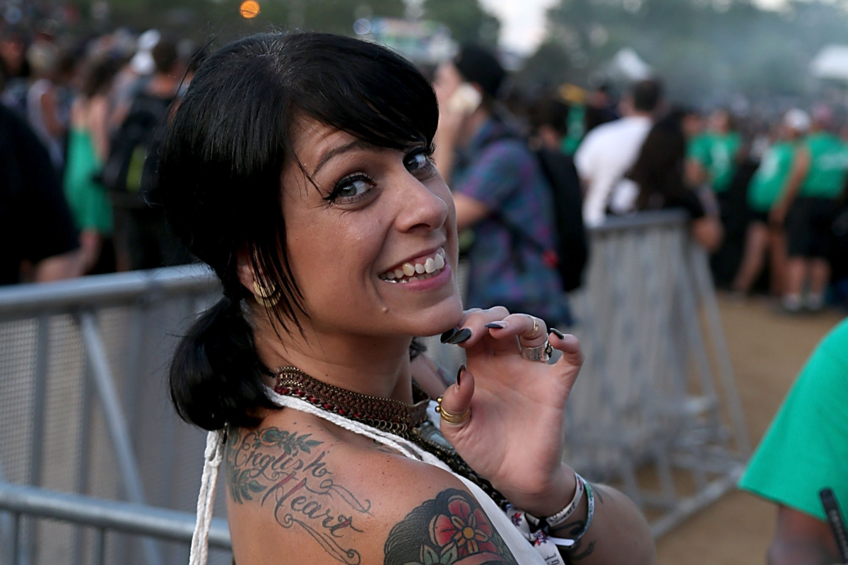 Danielle Colby Metallica Performance Lollapalooza 2015 Chicago