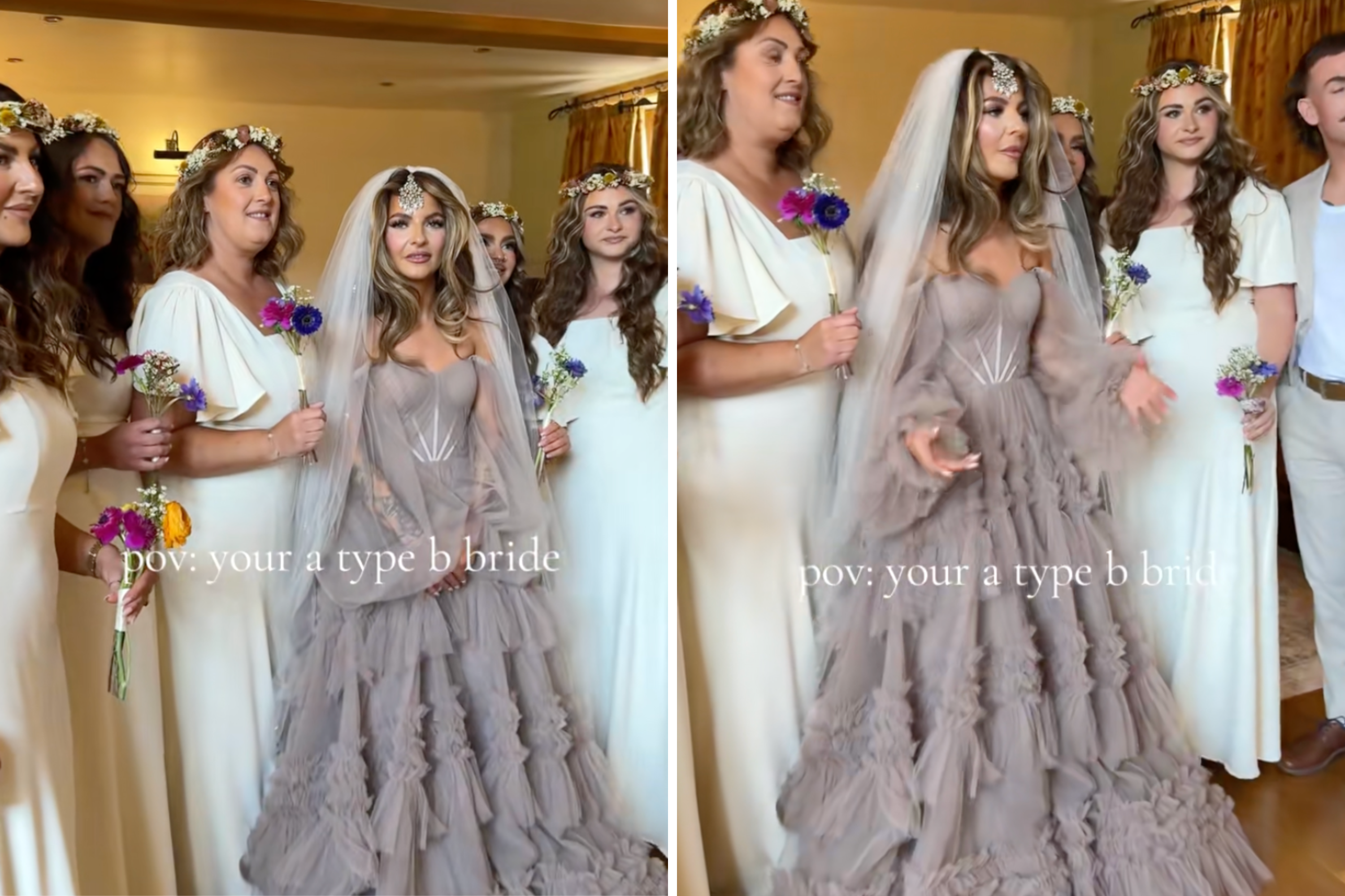 Type B Bride’s Unconventional Dress Choice Stuns: ‘Super Different’