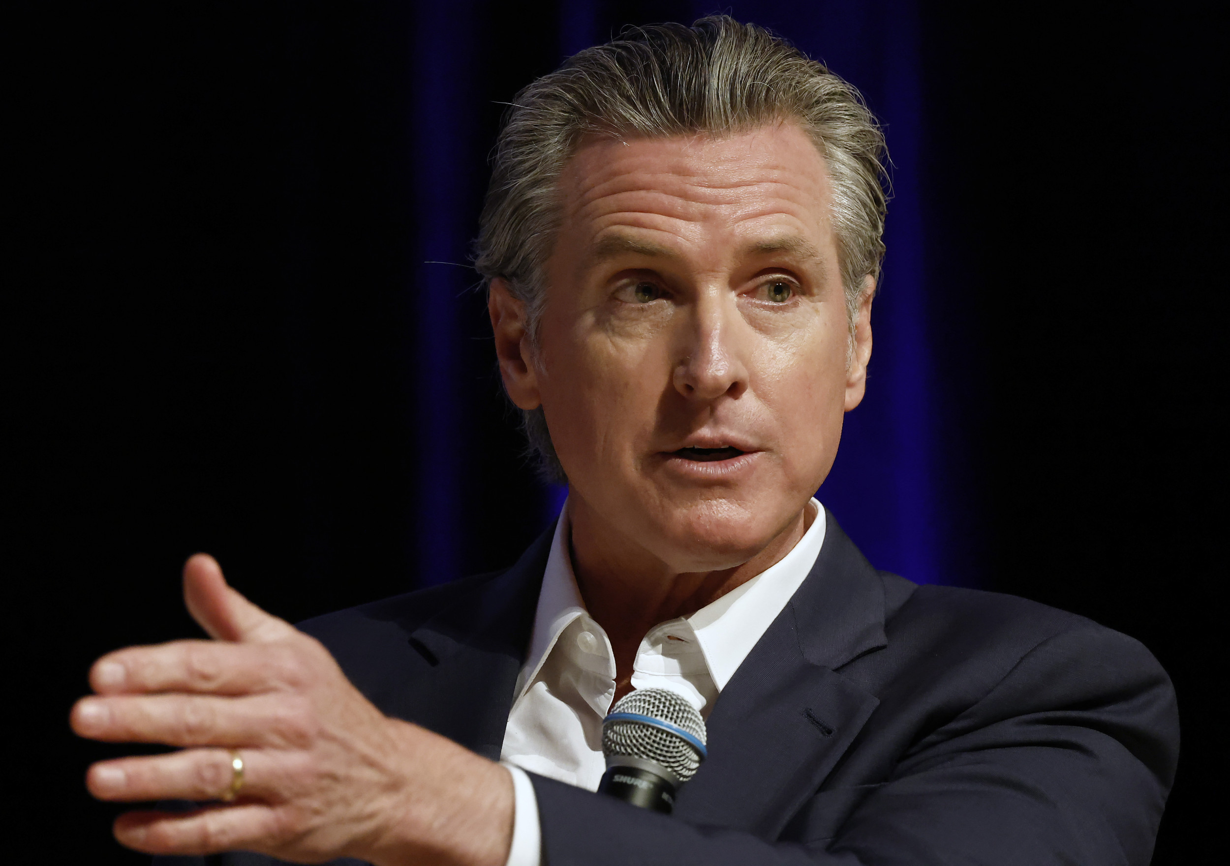 Map Shows Democrat States Rolling - Gavin Newsom 