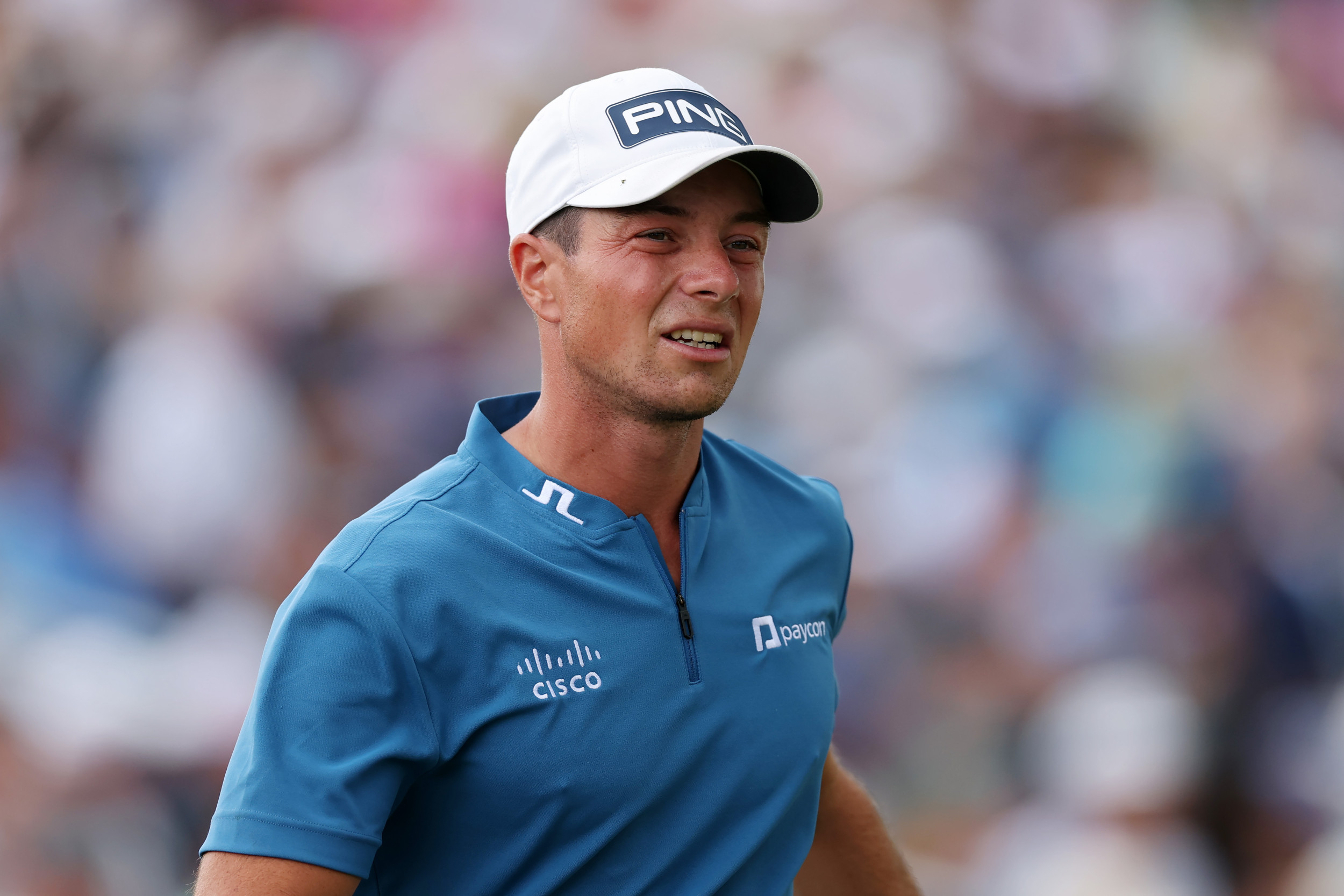 Image for article Viktor Hovland Points to PGA Tour Money Problem vs the Saudis