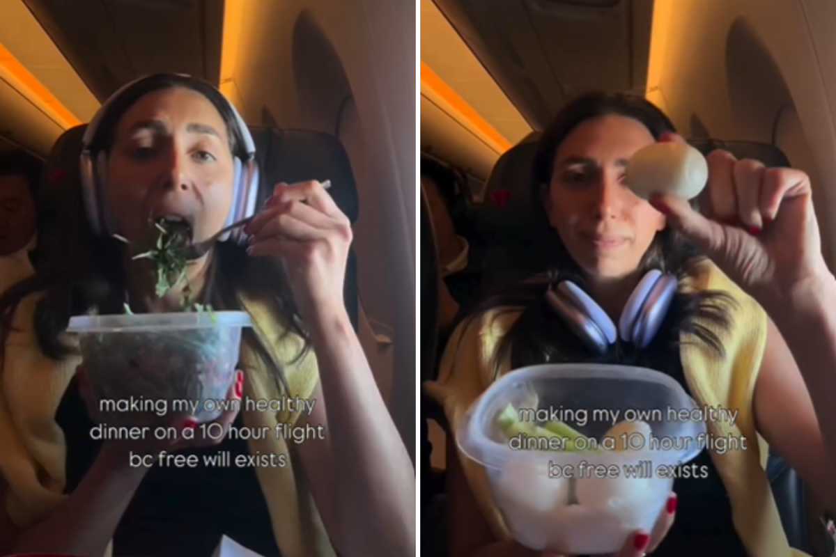 Egg salad on the flight