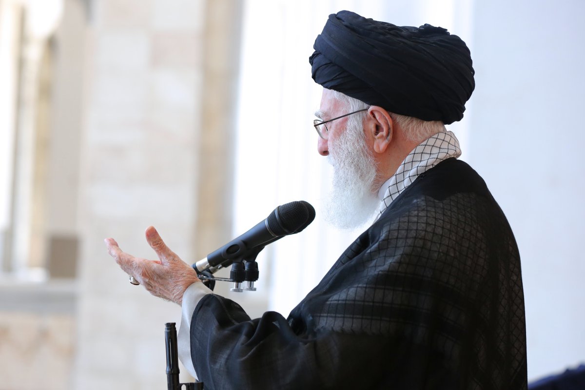 Líder supremo iraniano Ayatollah Ali Khamene 