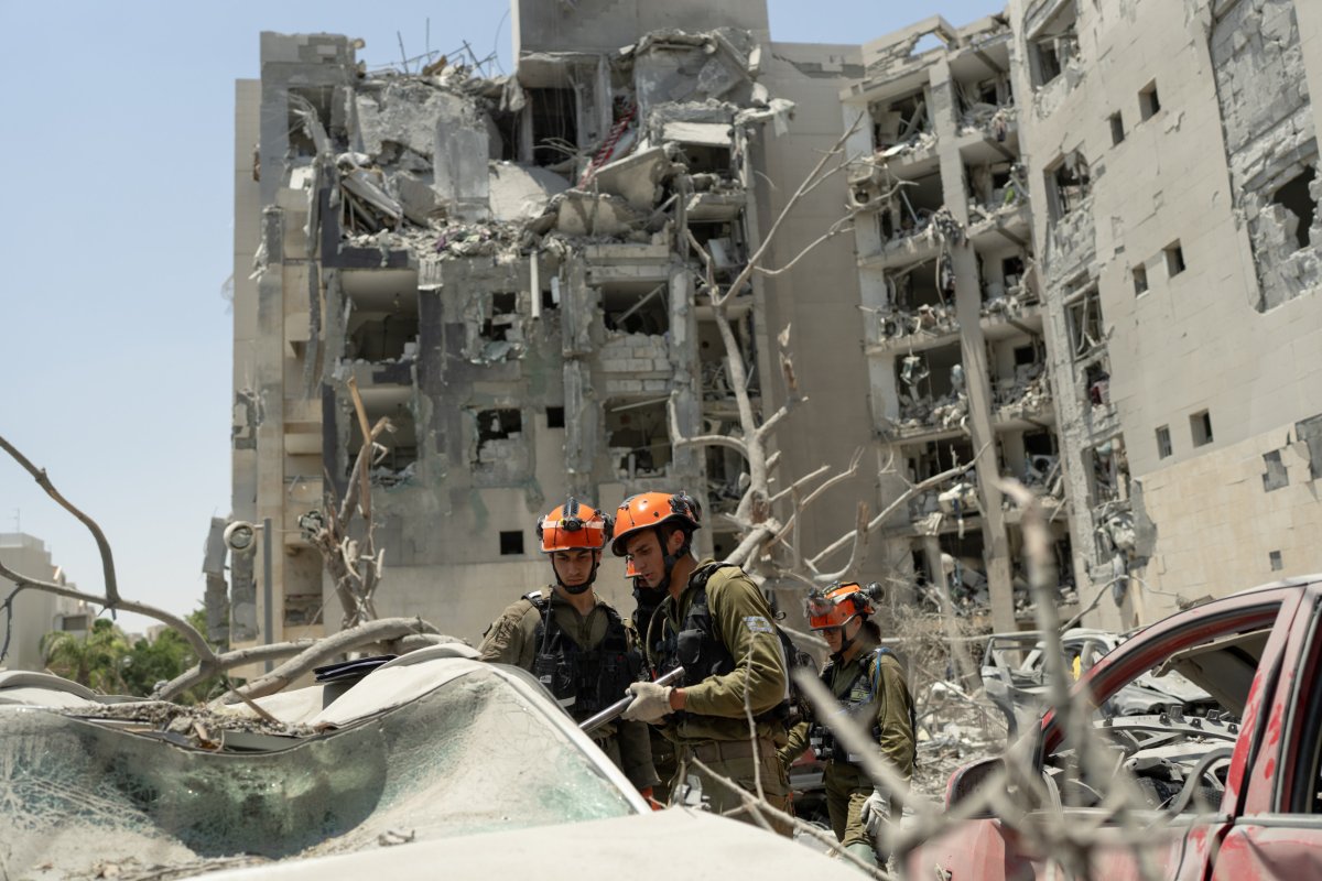 Beersheba missile strike on June 24, 2025