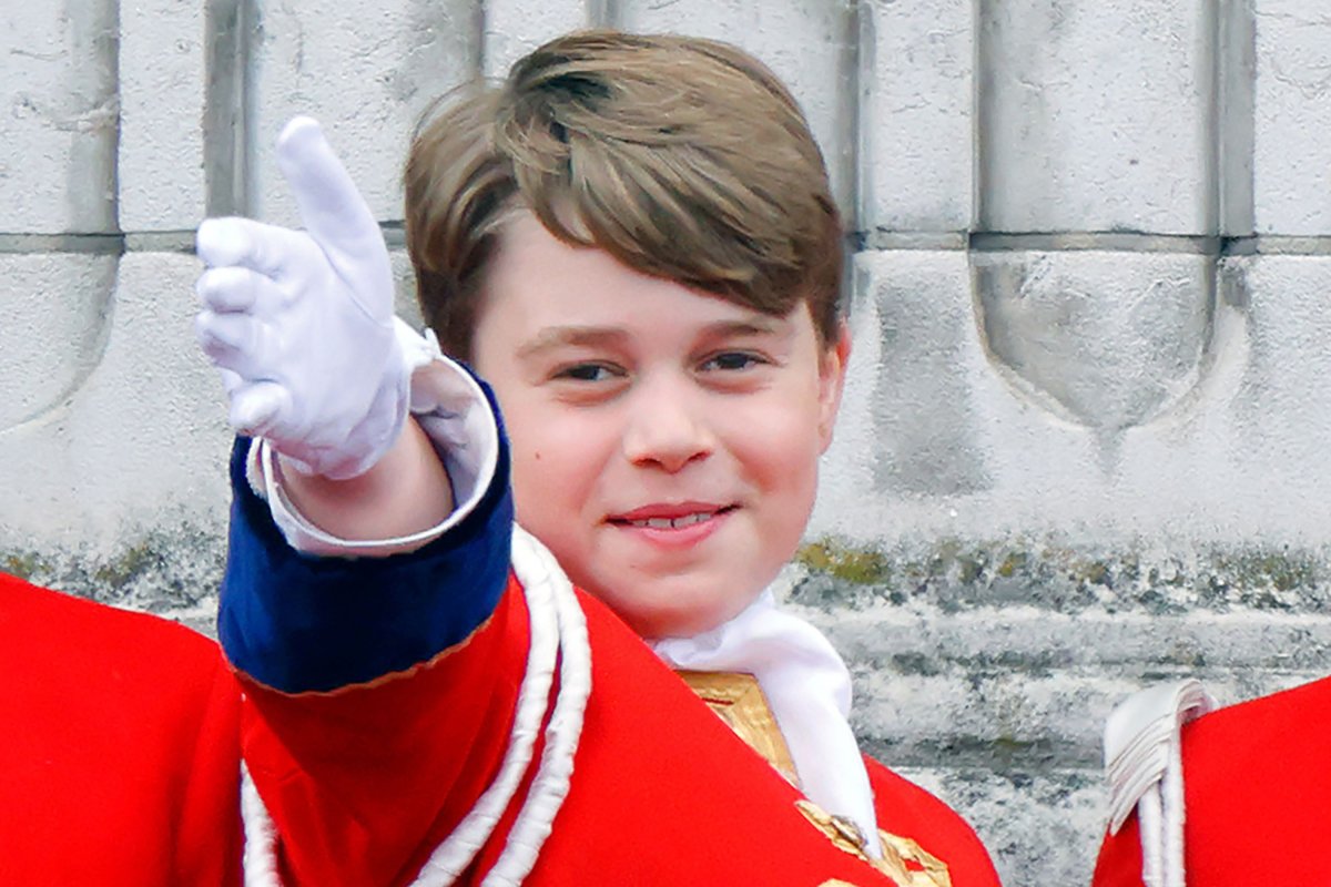 Prince George a the Coronation