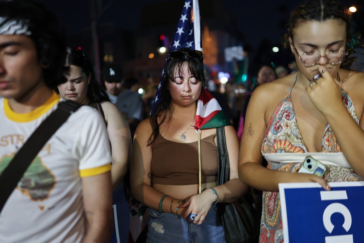 Immigration protest vigil
