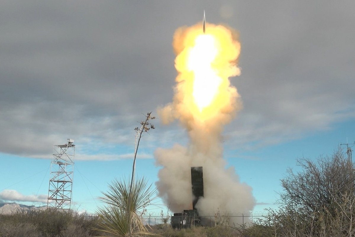 U.S. Army Typhon Fires SM-6 Missile