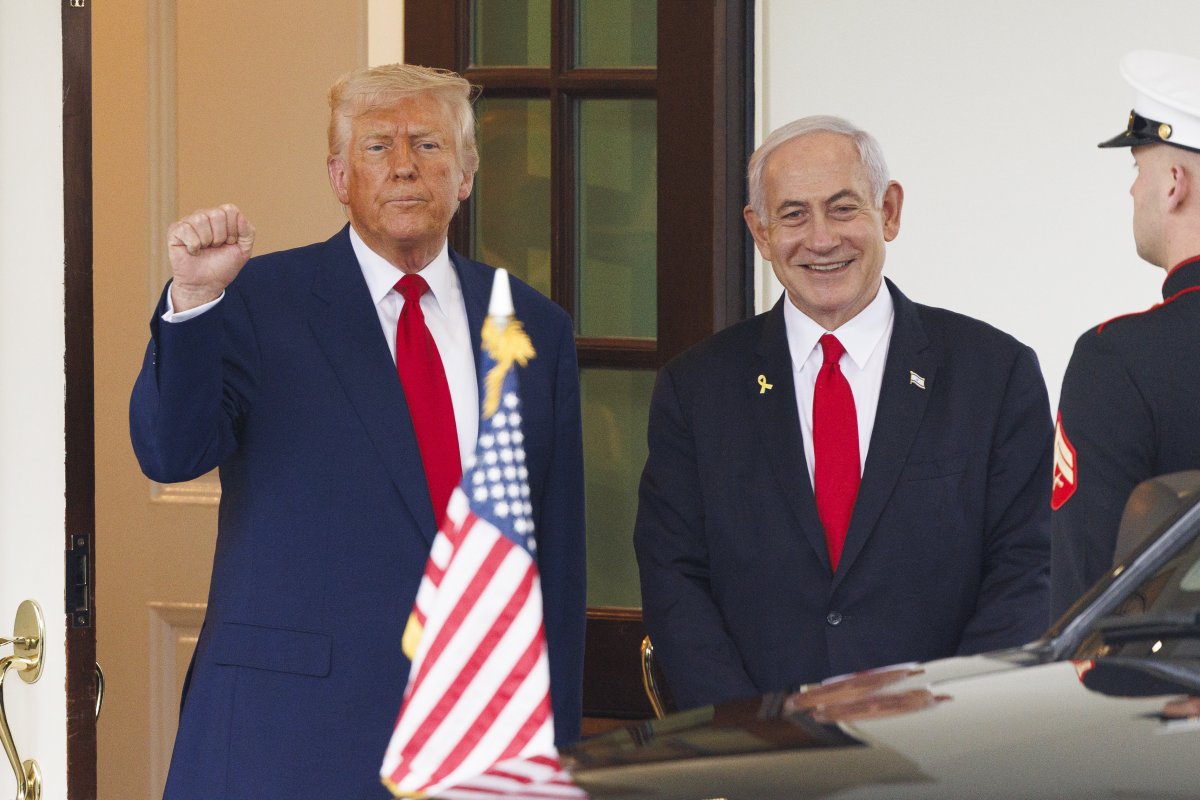 Donald Trump and Benjamin Netanyahu