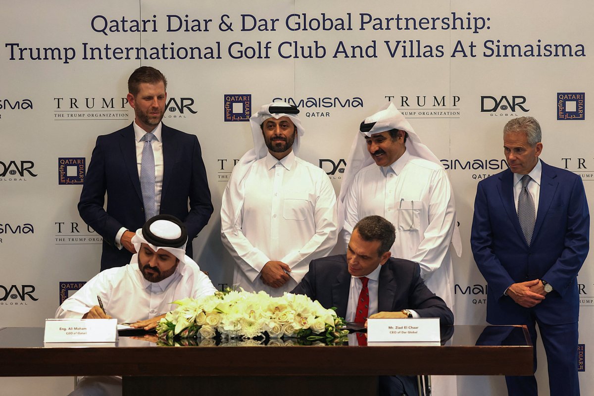 eric trump qatar