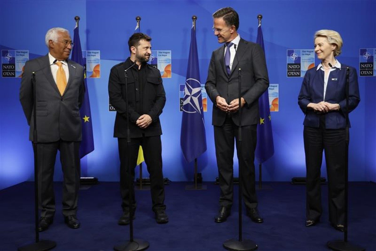 Zelensky in the Hague