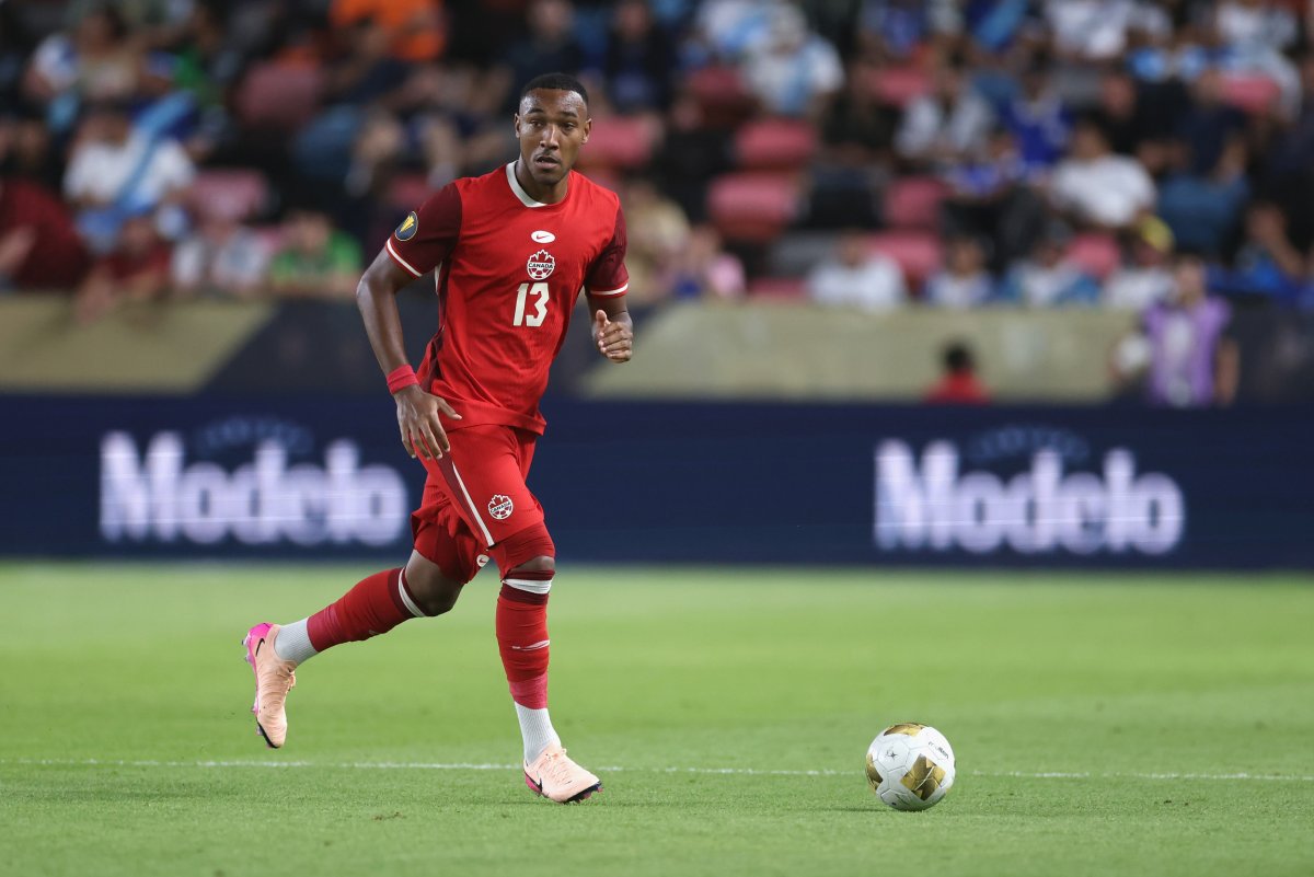 Derek Cornelius #13 of Canada