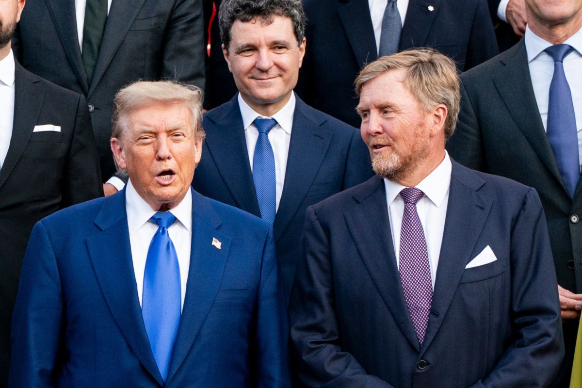 Donald Trump and King Willem-Alexander