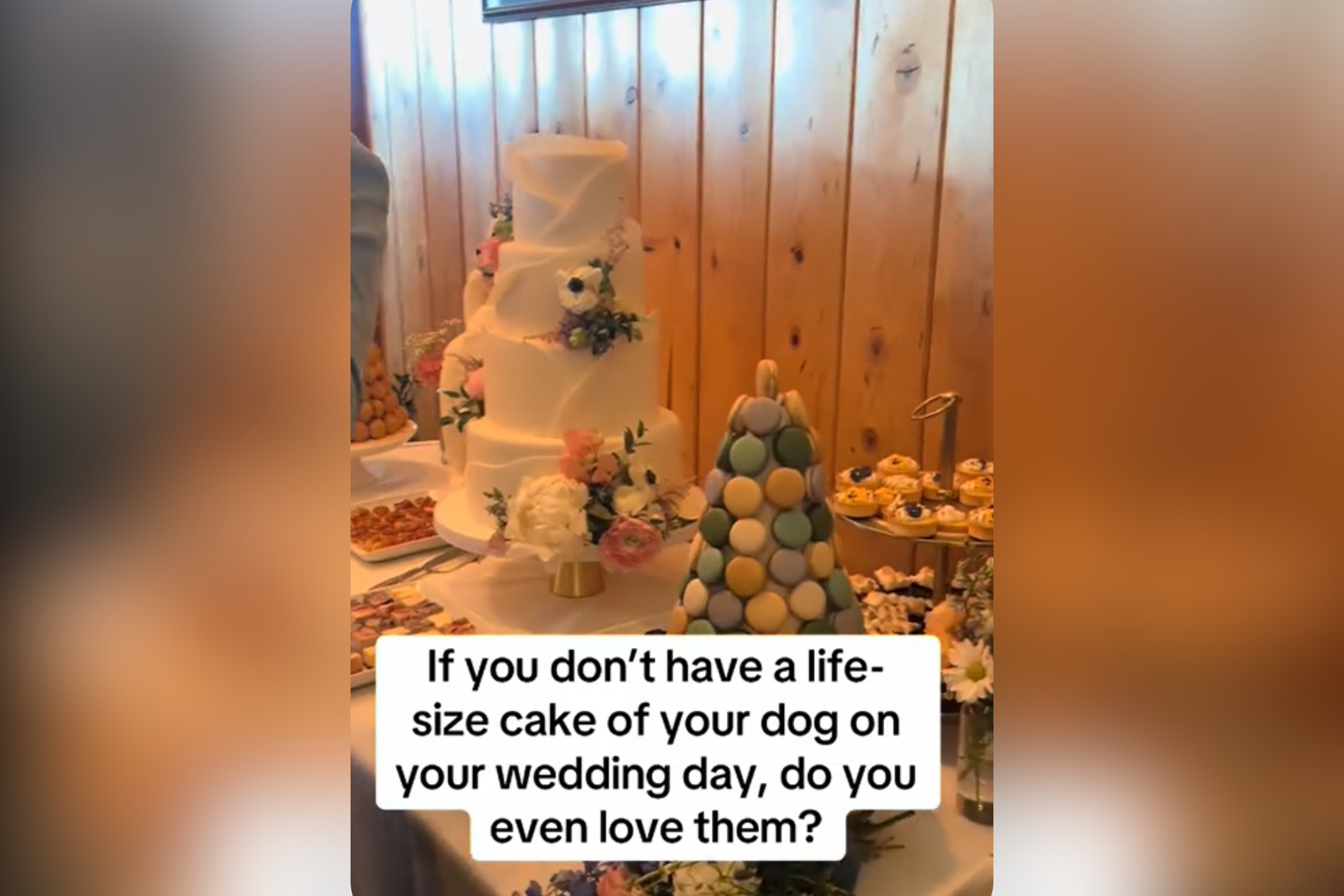 No One Prepared for How Couple Honor Dog on Wedding Day
