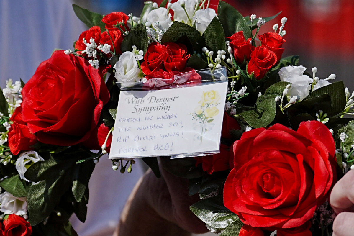 Liverpool's Diogo Jota Tributes