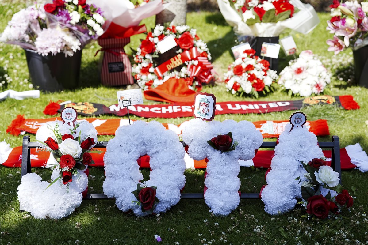 Liverpool's Diogo Jota Tributes