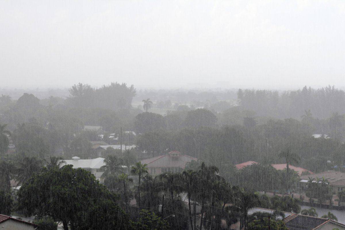 Map shows states hit hardest rain