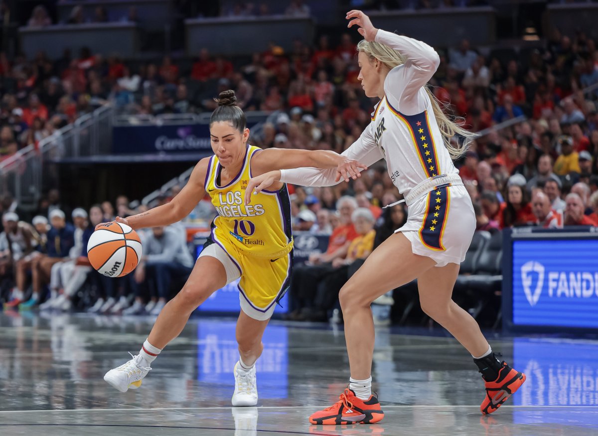 Kelsey Plum of the Los Angeles Sparks