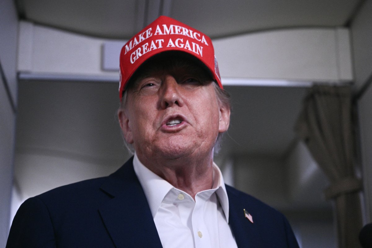 US President Donald Trump 