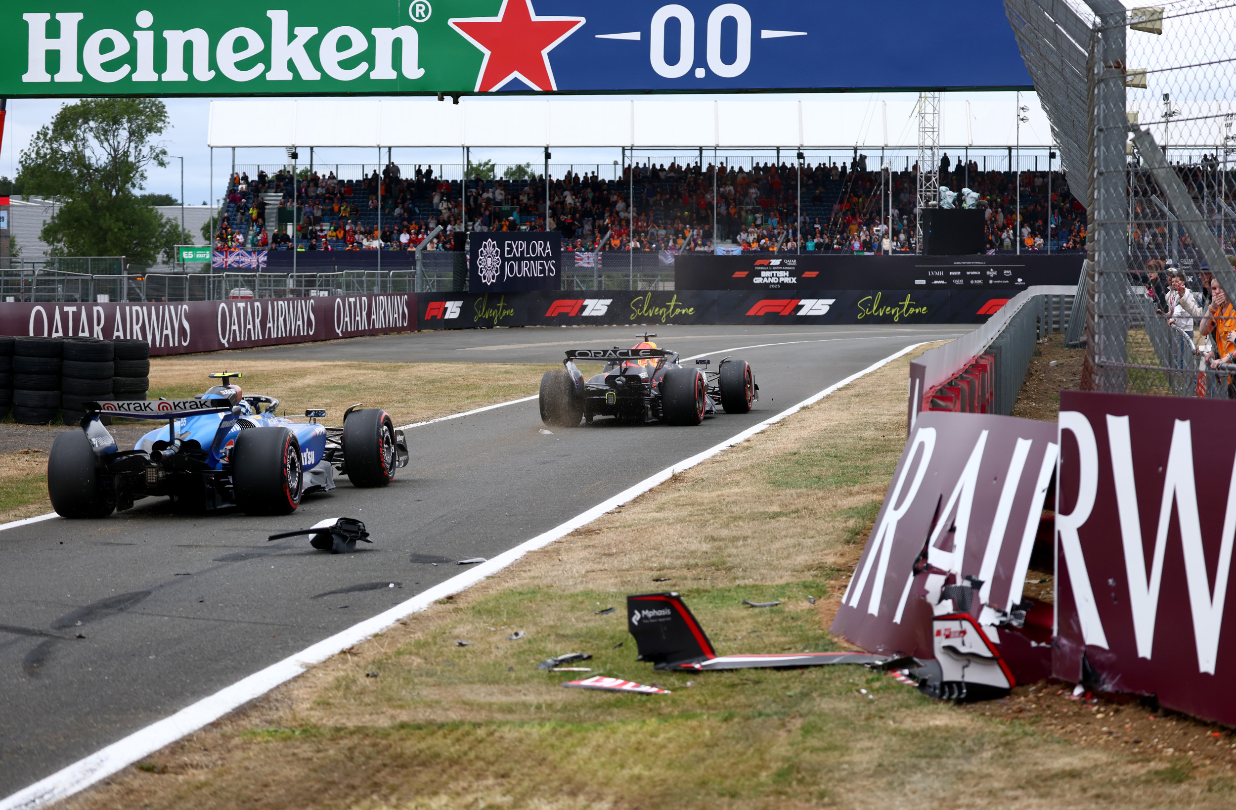 Chaos at Silverstone: Two Crashes Bring FP3 to a Dramatic Halt