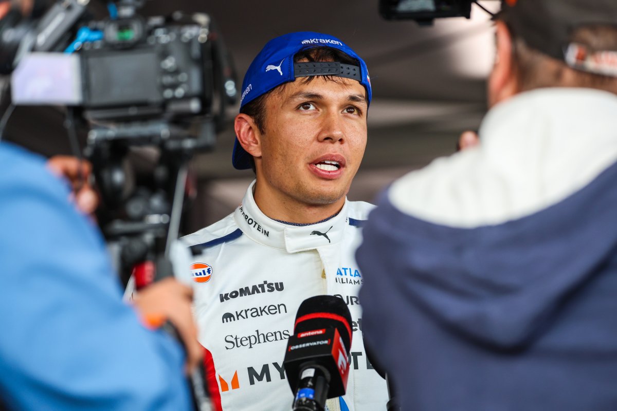 Alexander Albon of Thailand and Williams