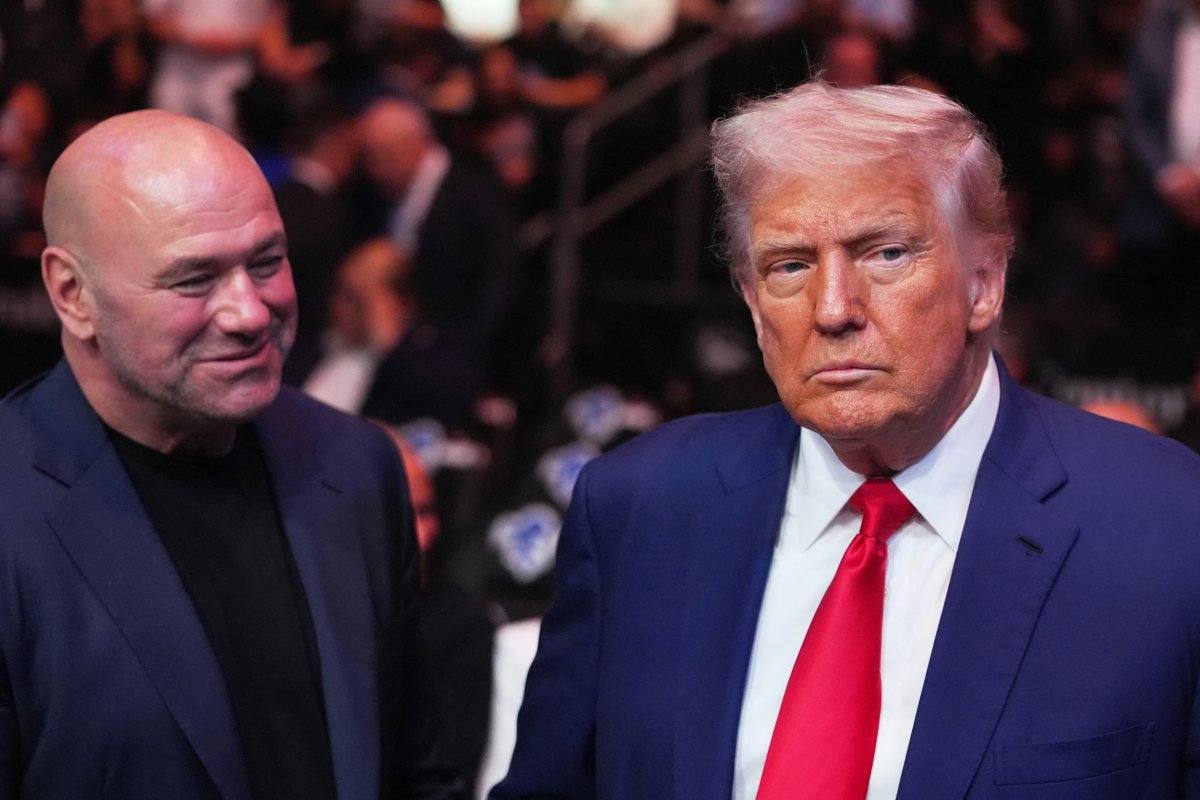 Dana White and Donald Trump