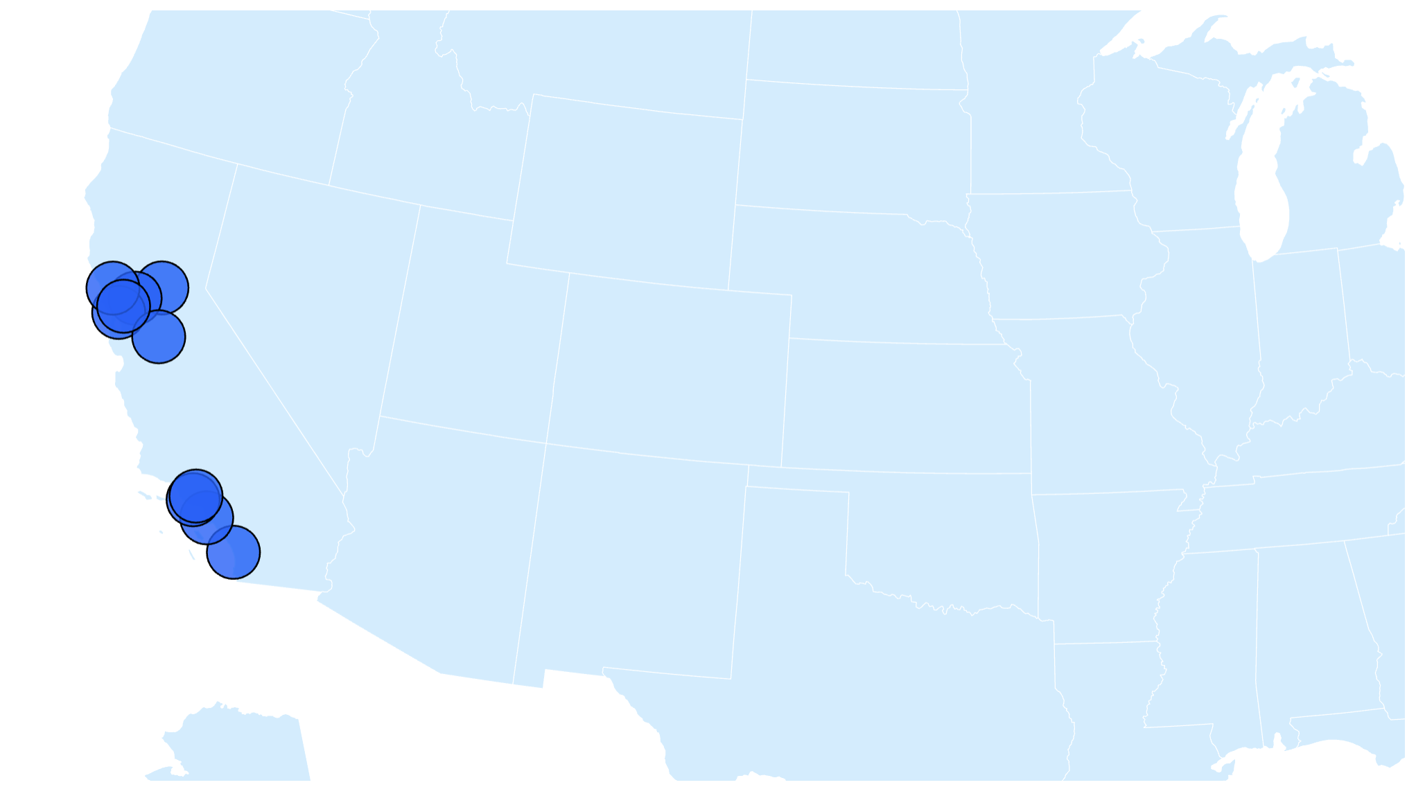 Map Shows 10 Best Places to Retire in California