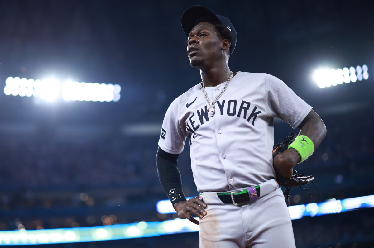 Le joueur de champ intérieur des Yankees de New York Jazz Chisholm Jr.